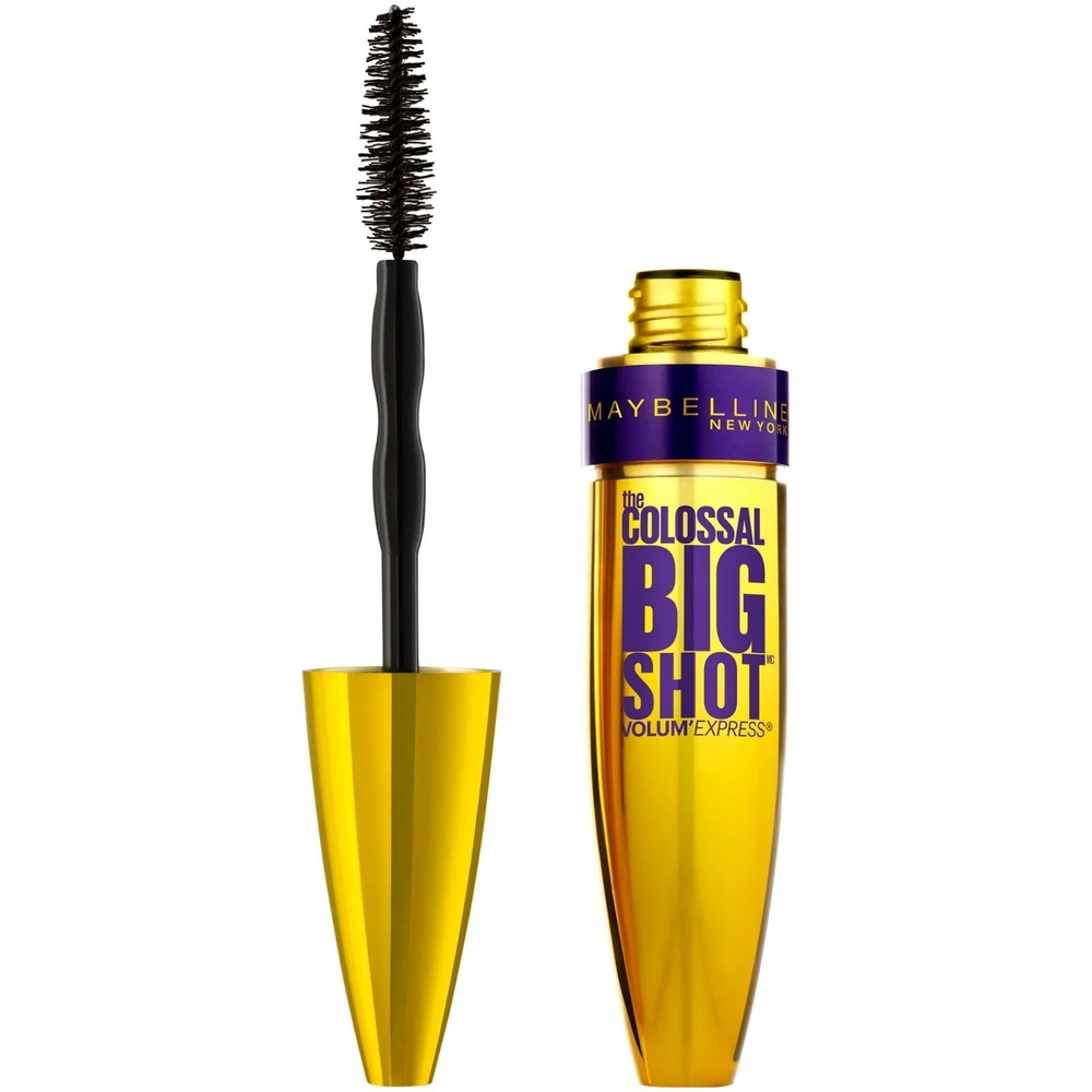 2 Maybelline The Colossal Big Shot Volum' Express Mascara #224 VERY BLACK